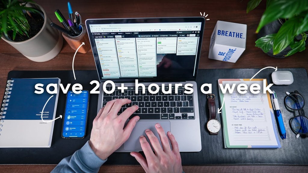 4 ONE-MINUTE Habits That Save Me 20+ Hours a Week: Time Management For Busy&nbsp;People