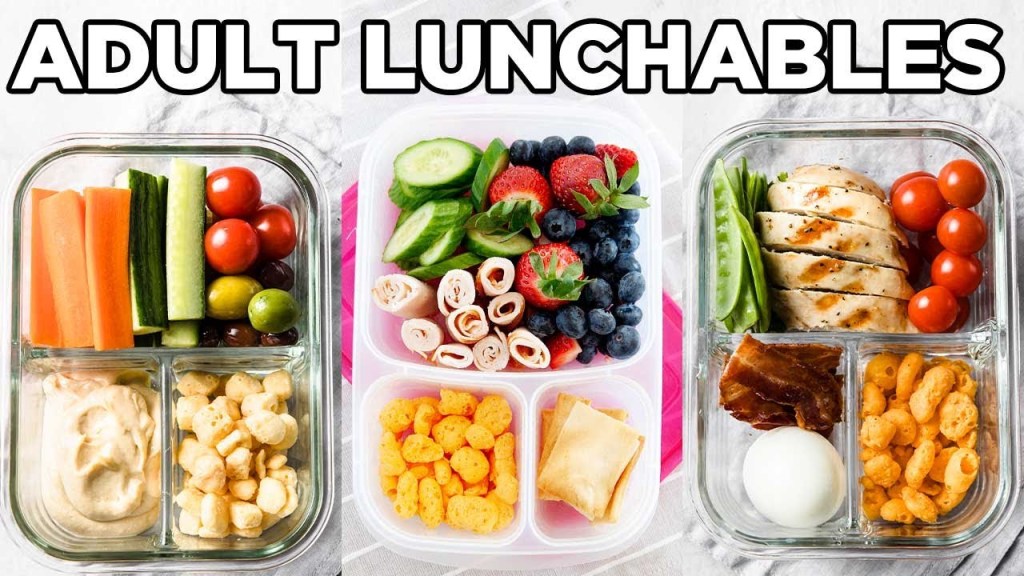 Healthy High-Protein Adult Lunchables for Work | Office Lunch Ideas