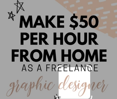 How to Make $50+ Per Hour From Home as a Freelance Graphic Designer