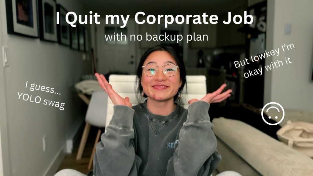 I quit my corporate job… with no backup&nbsp;plan