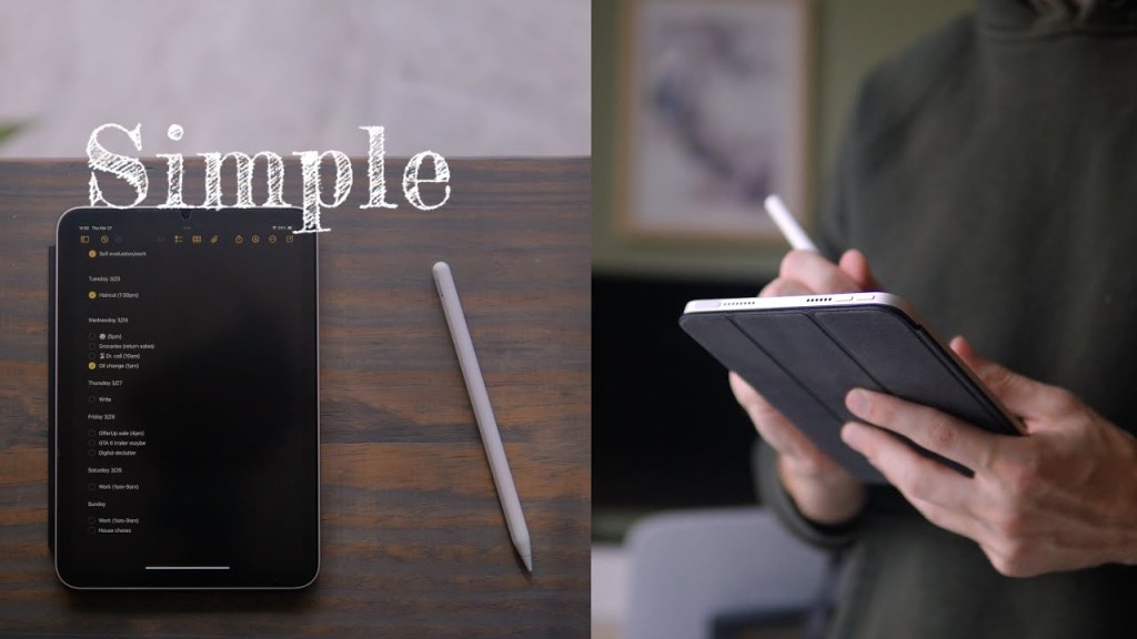 This Is How I Plan My Whole Week Using Only Apple Notes on iPad&nbsp;Mini