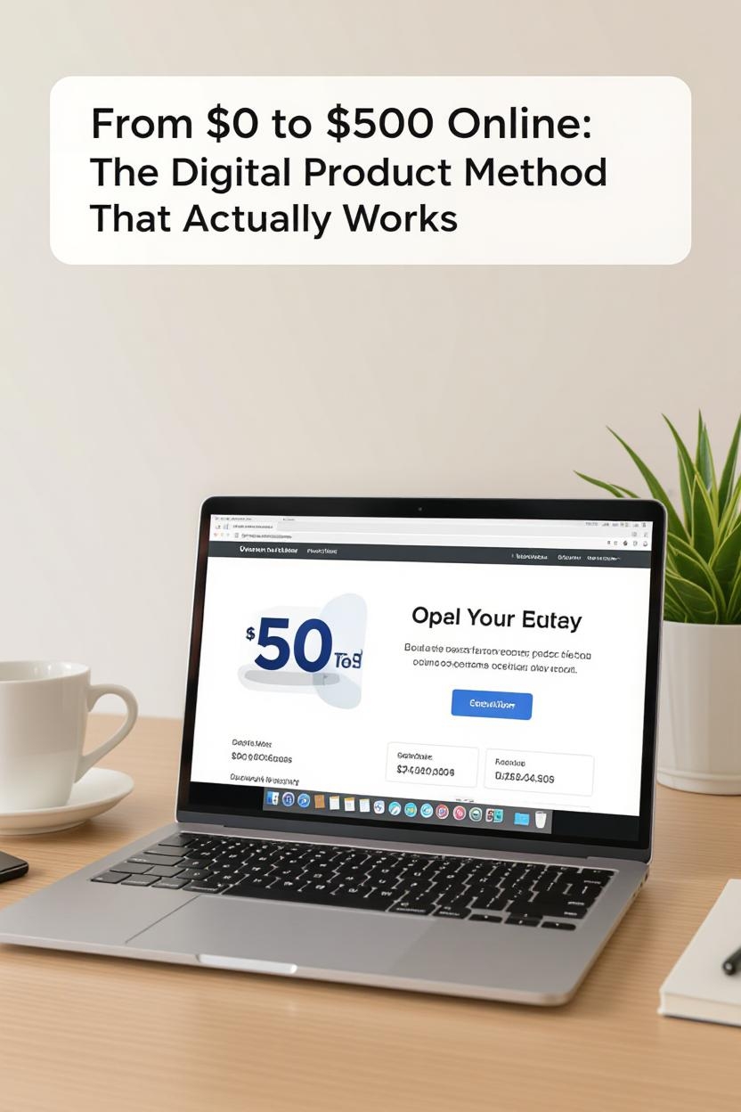 How to Make $500 Online This Month with Simple Digital&nbsp;Products