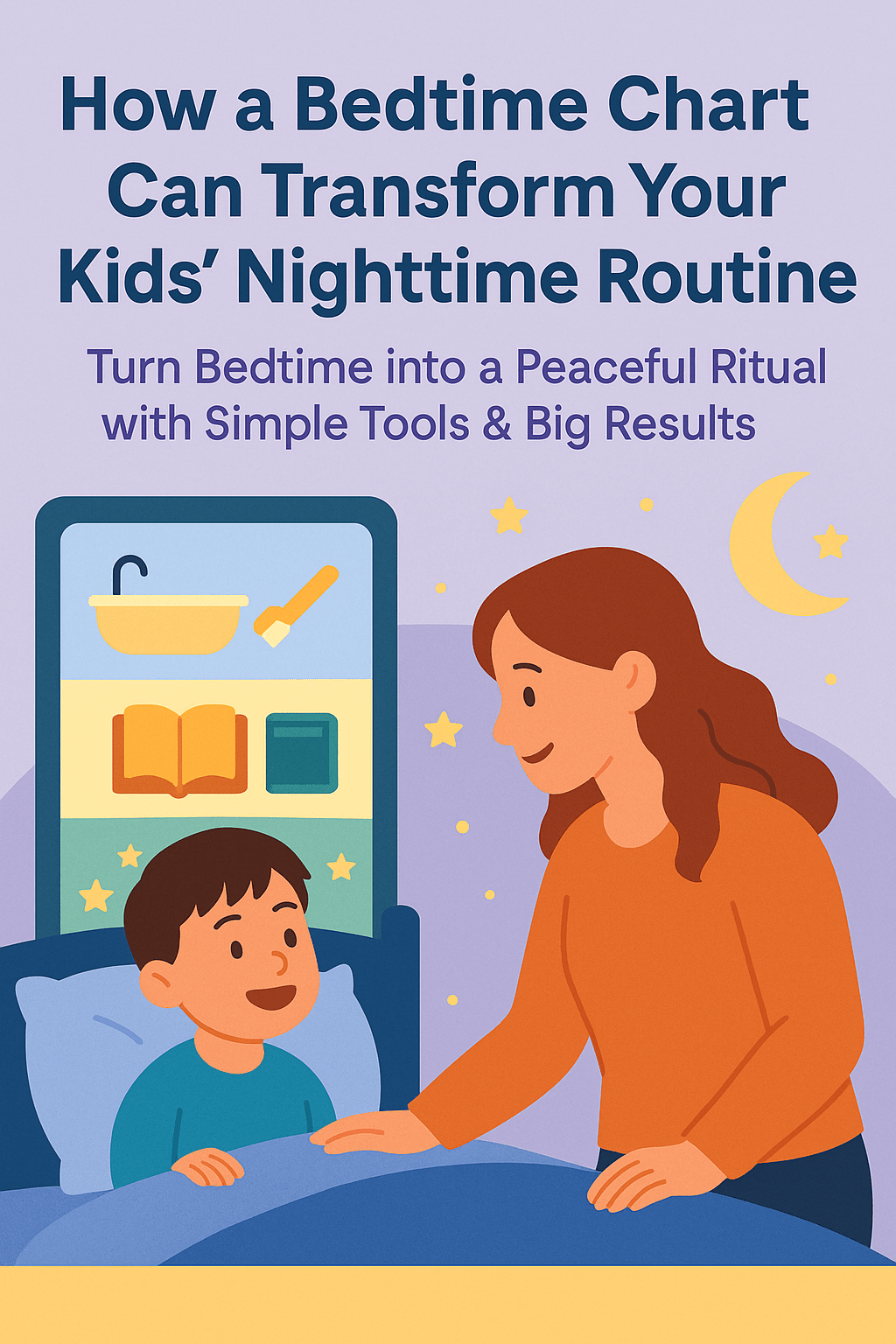 How a Bedtime Chart Can Transform Your Kids’ Nighttime Routine—From Chaotic to&nbsp;Calm