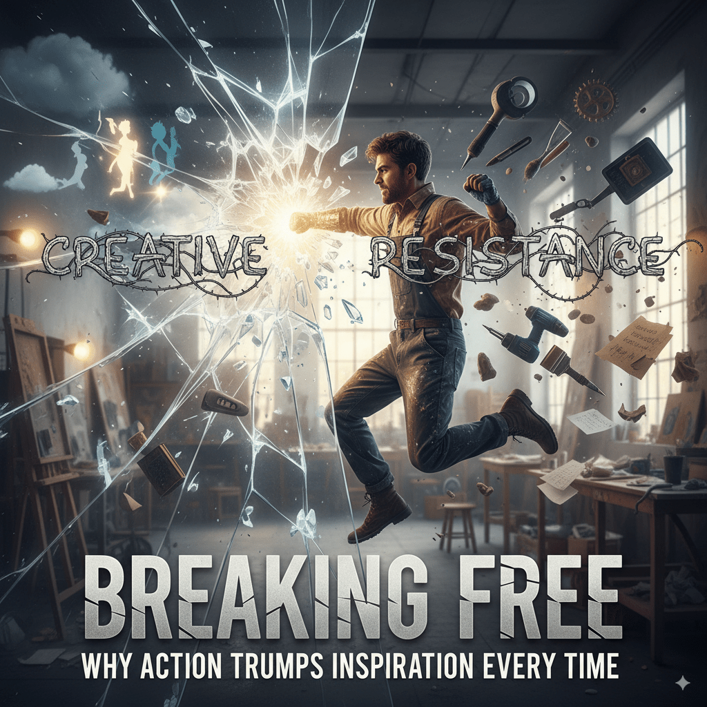 Breaking Free from Creative Resistance: Why Action Trumps Inspiration Every&nbsp;Time