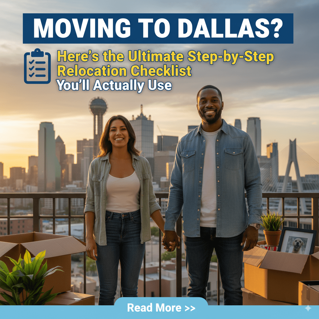 Moving to Dallas? Here’s the Ultimate Step-by-Step Relocation Checklist You’ll Actually&nbsp;Use