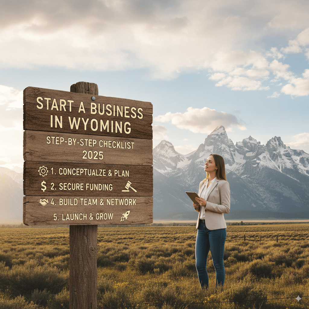 How to Start a Business in Wyoming: Step-by-Step Checklist for&nbsp;2025