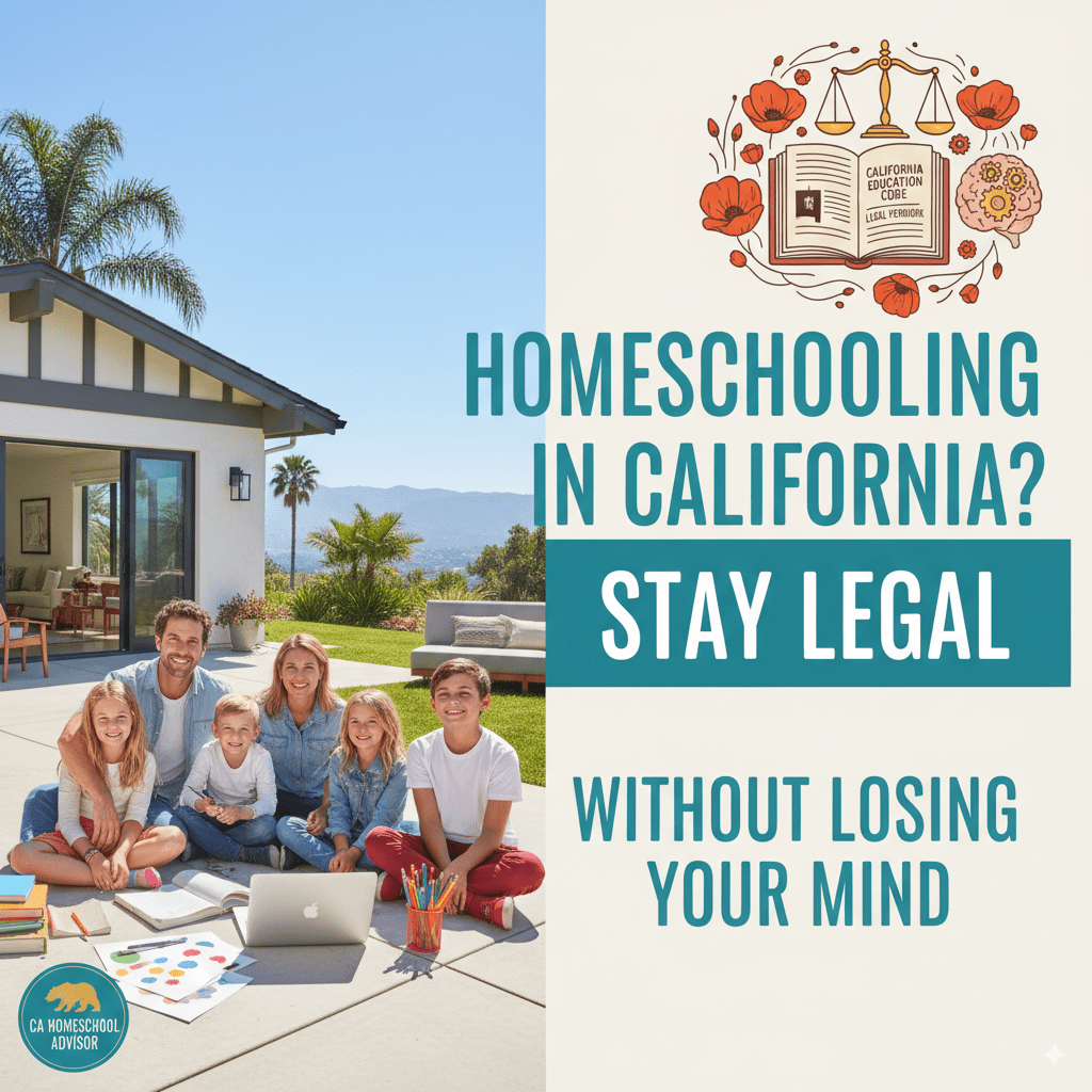 Homeschooling in California? Here’s How to Stay Legal Without Losing Your&nbsp;Mind