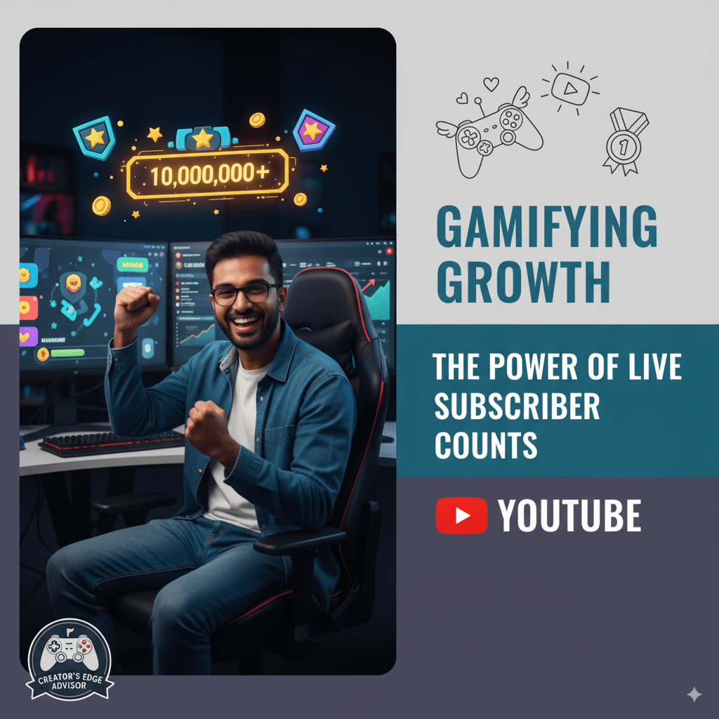 Gamifying Growth: The Power of Live Subscriber Counts on&nbsp;YouTube