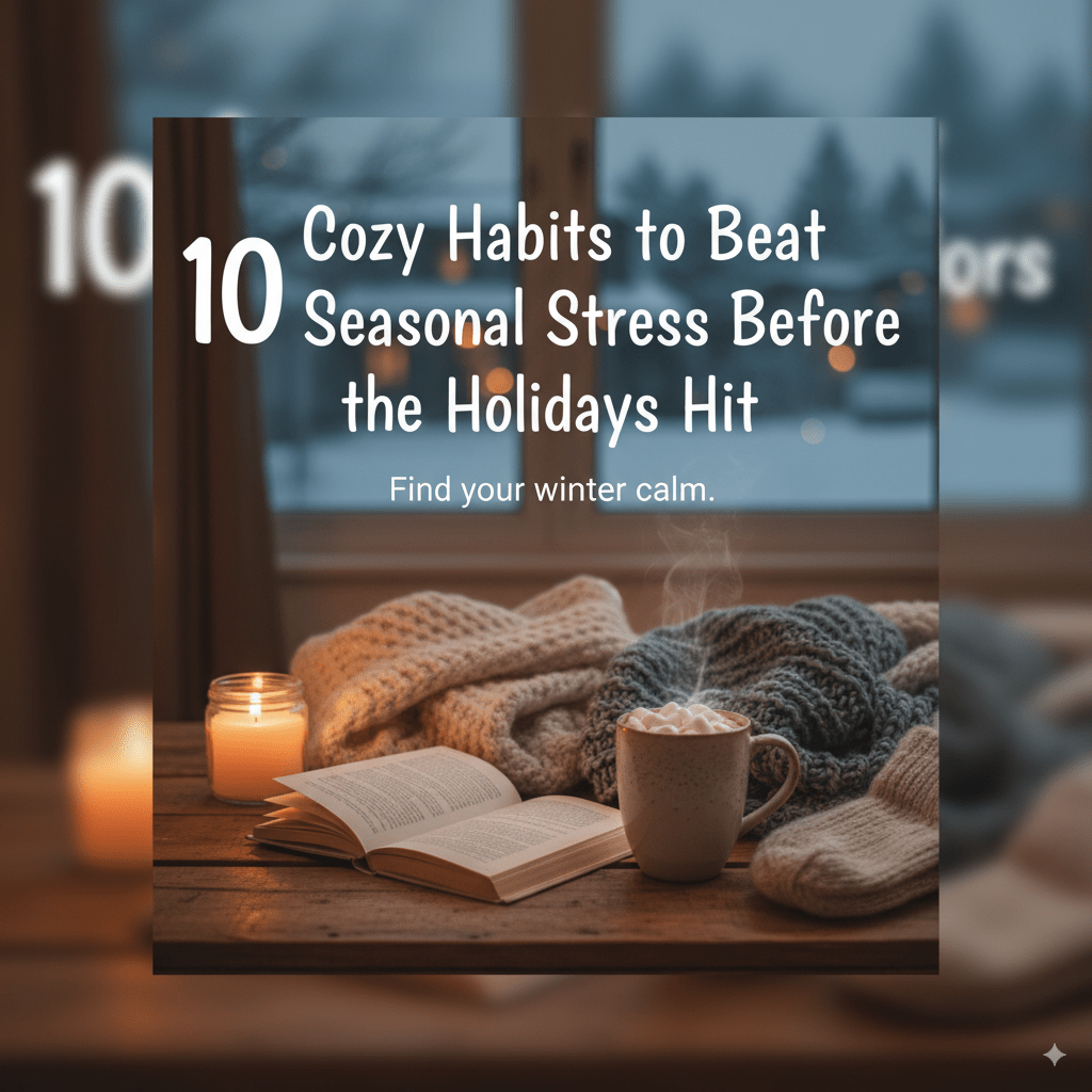 10 Cozy Habits to Beat Seasonal Stress Before the Holidays&nbsp;Hit