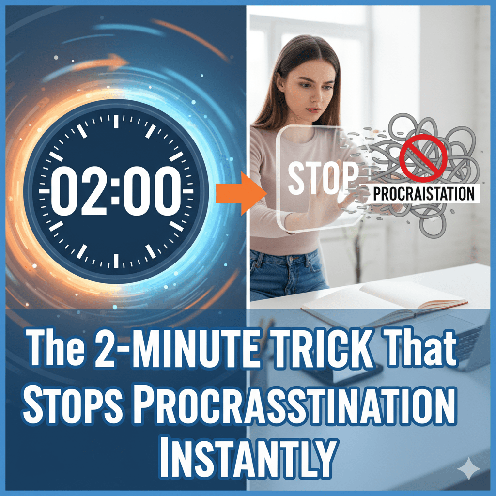 The 2-Minute Trick That Stops Procrastination&nbsp;Instantly