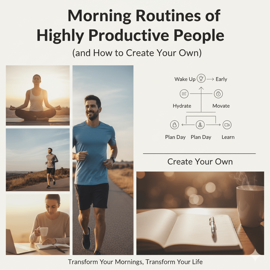 Morning Routines of Highly Productive People (and How to Create Your&nbsp;Own)