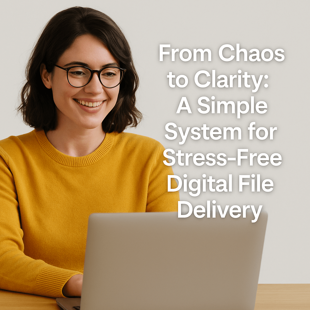 From Chaos to Clarity: A Simple System for Stress-Free Digital File&nbsp;Delivery
