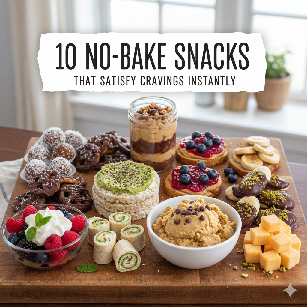 10 No-Bake Snacks That Satisfy Cravings&nbsp;Instantly