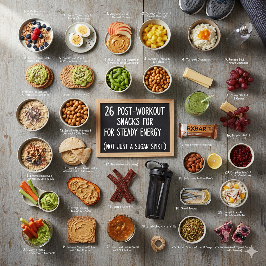 26 Post-Workout Snacks for Steady Energy (Not Just a Sugar&nbsp;Spike)