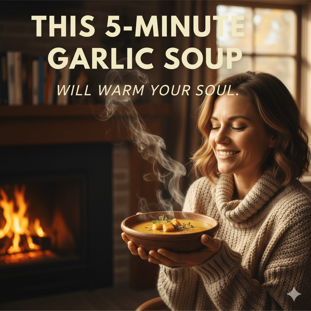 This 5-Minute Garlic Soup Will Warm Your&nbsp;Soul