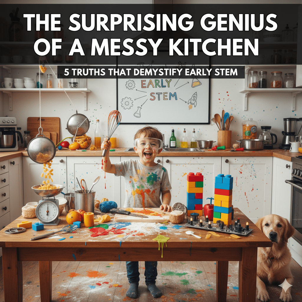 The Surprising Genius of a Messy Kitchen: 5 Truths That Demystify Early&nbsp;STEM