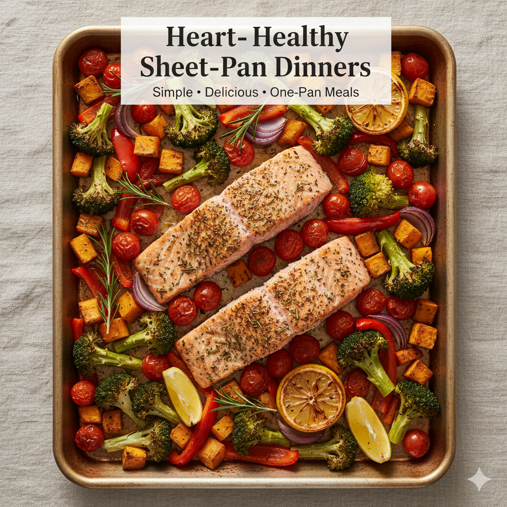 🥗 Heart-Healthy Sheet-Pan Dinners: Simple, Flavorful Meals You Can Make Any Night of the&nbsp;Week