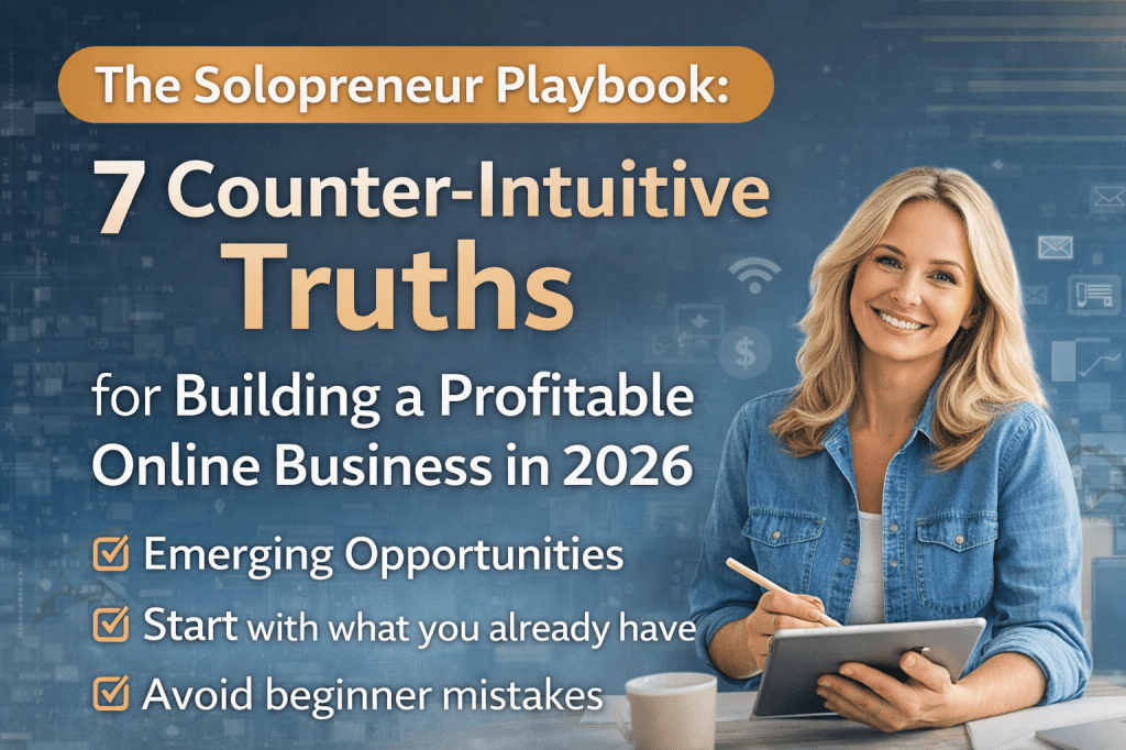 The Solopreneur Playbook: 7 Counter-Intuitive Truths for Building a Profitable Online Business in&nbsp;2026