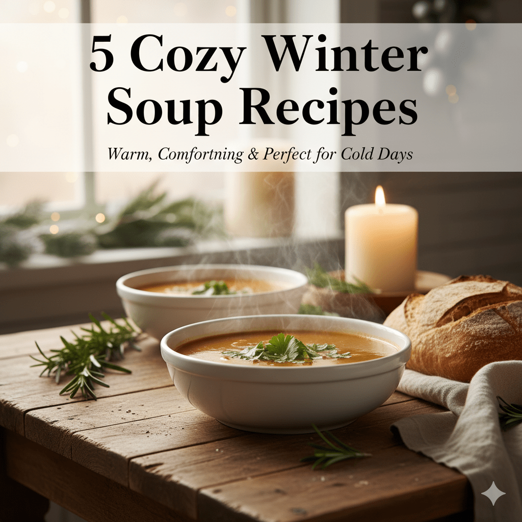 5 Soul-Warming Winter Soup Recipes to Beat the Cold&nbsp;❄️🍲