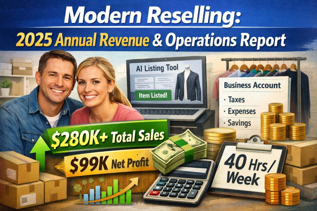 Six Figures in Secondhand: The Surprising Math Behind a $281k Reselling Year