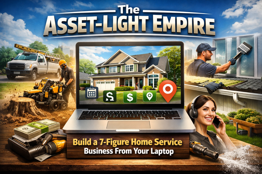 The Asset-Light Empire: How to Build a Seven-Figure Home Service Business from Your&nbsp;Laptop