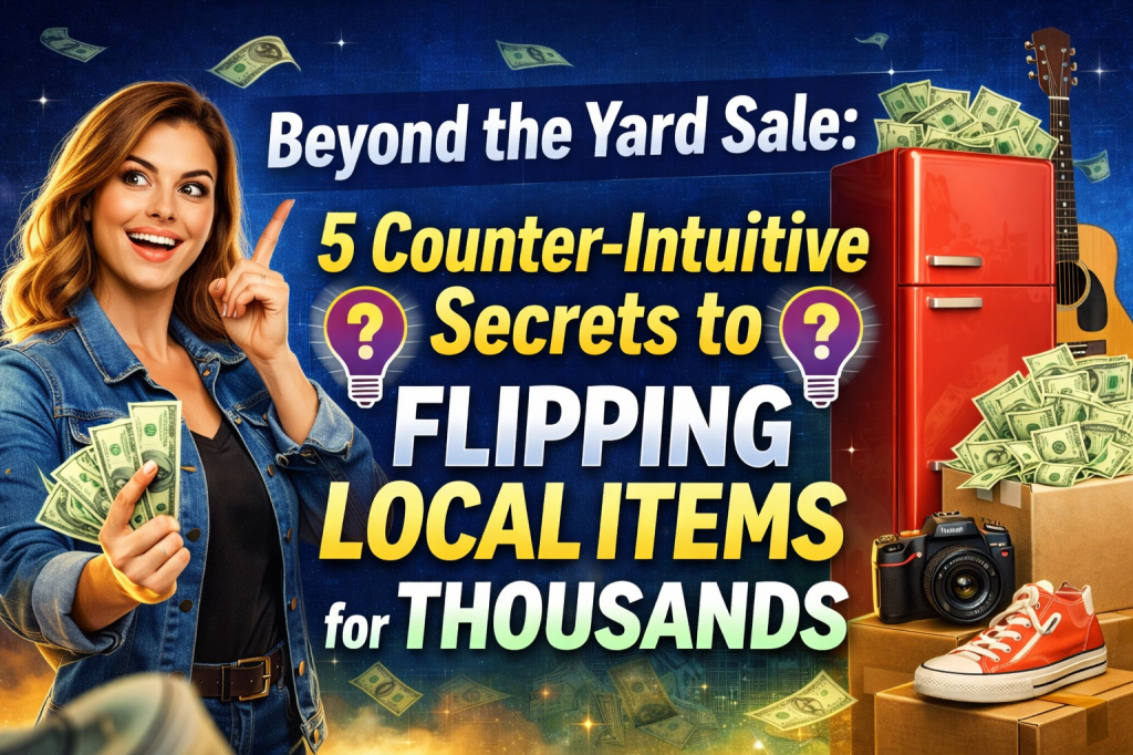 Beyond the Yard Sale: 5 Counter-Intuitive Secrets to Flipping Local Items for Thousands