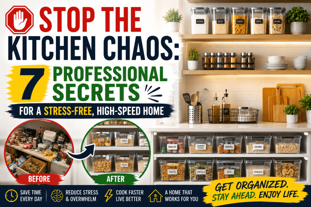 Stop the Kitchen Chaos: 7 Professional Secrets for a Stress-Free, High-Speed&nbsp;Home