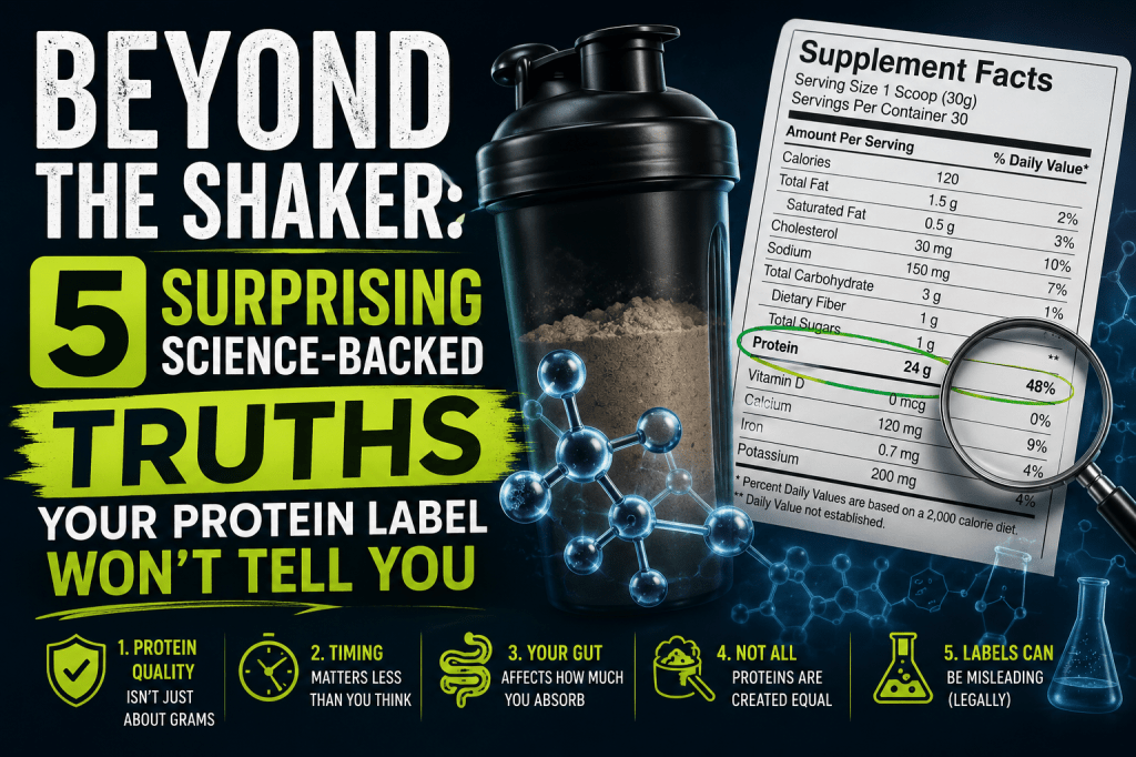 Beyond the Shaker: 5 Surprising Science-Backed Truths Your Protein Label Won’t Tell&nbsp;You