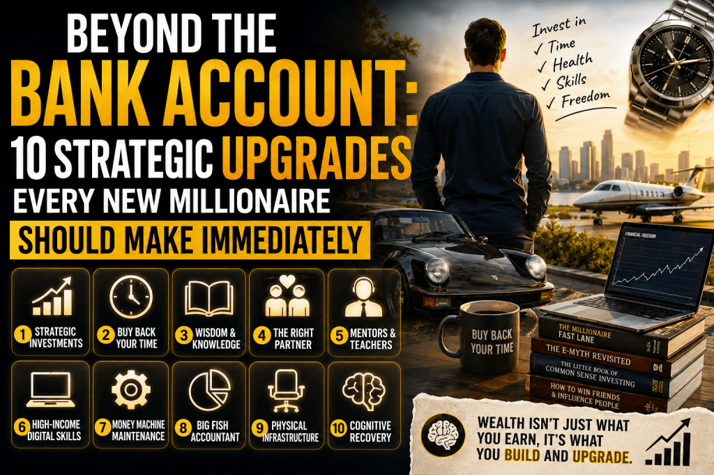 Beyond the Bank Account: 10 Strategic Upgrades Every New Millionaire Should Make&nbsp;Immediately